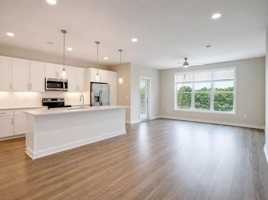 Apartment after turnover cleaning (sample)