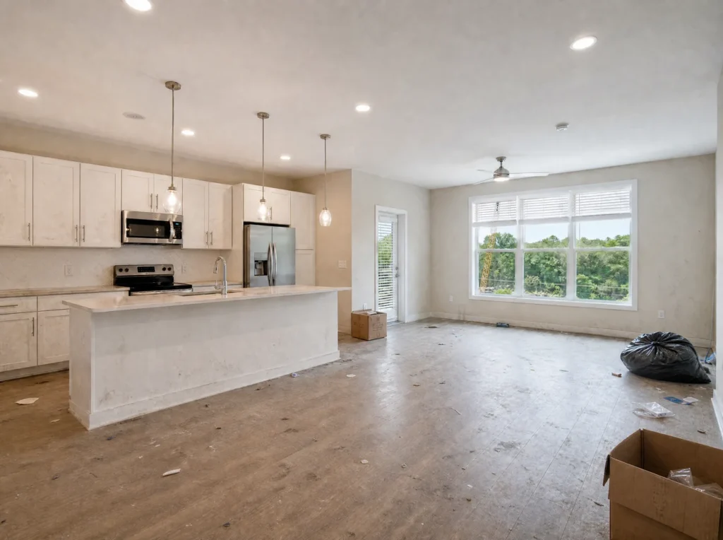 Apartment before turnover cleaning (sample)
