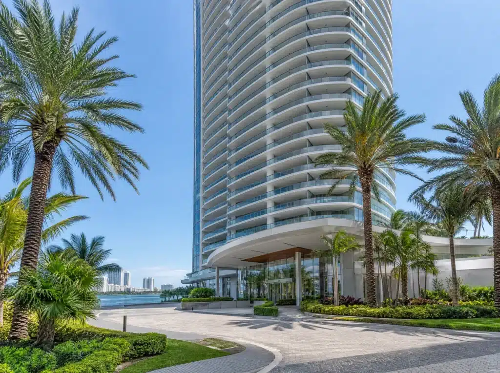 Waterfront condominium tower